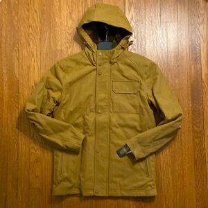 Pendleton Canvas and Fleece Hooded Coat NWT Camel / Tan